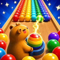 Biểu tượng 3D Bubble: Capybara Shoot